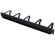 ExtraLink Organizer kabli 19" 1U (czarny) - 493062 - zdjęcie 3